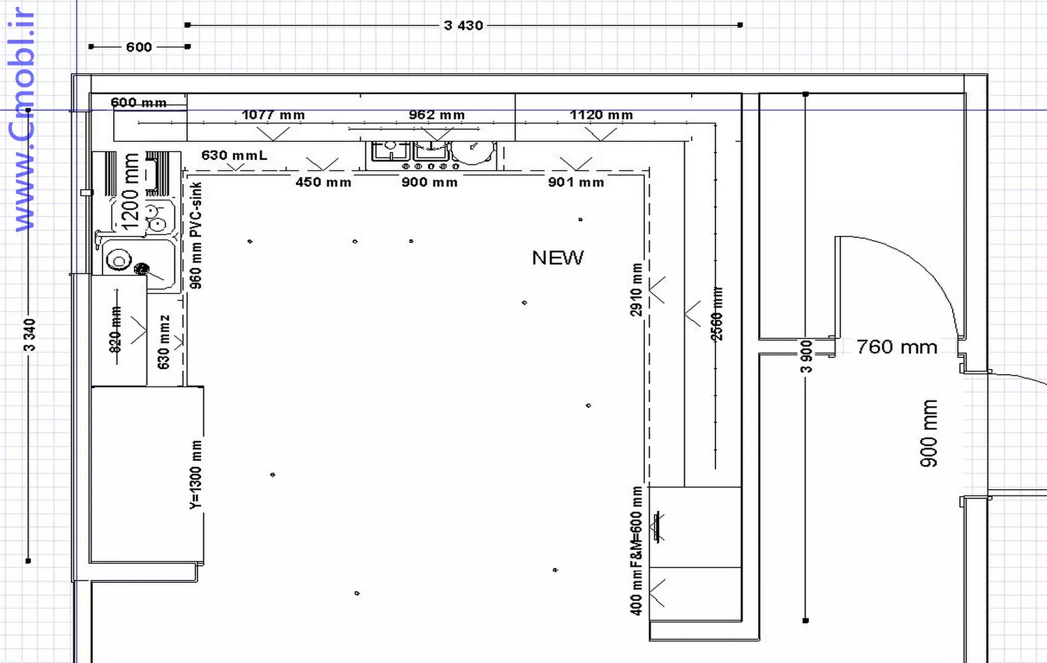  کابينت نيو کلاسيک